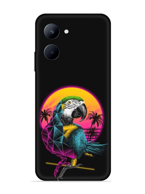 Rad Parrot Embossed Soft Silicone Case for Realme C33 (2023)