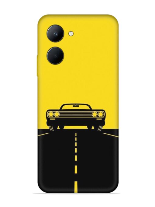 Classic Car Embossed Soft Silicone Case for Realme C33 (2023)