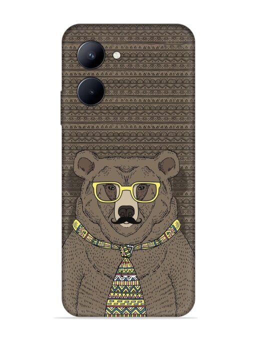 Grizzly Bear Embossed Soft Silicone Case for Realme C33 (2023)