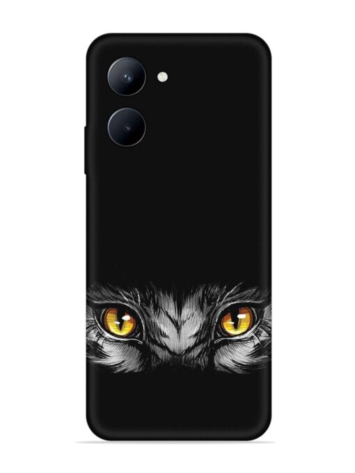 Scary Eye Embossed Soft Silicone Case for Realme C33 (2023)