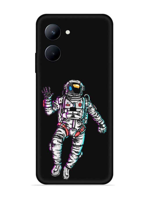 Spaceman Embossed Soft Silicone Case for Realme C33 (2023)