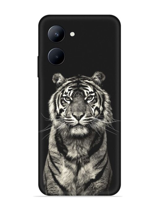 Tiger Art Embossed Soft Silicone Case for Realme C33 (2023) Zapvi