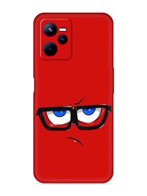 Rad Angry Face Embossed Soft Silicone Case for Realme C35 Zapvi