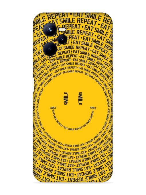 Smiley Embossed Soft Silicone Case for Realme C35