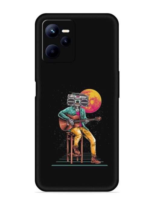 Minimalist Music Embossed Soft Silicone Case for Realme C35