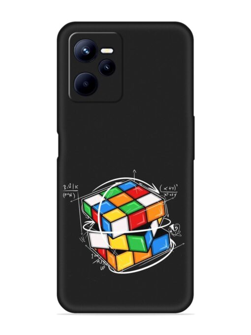 Cubik Vector Embossed Soft Silicone Case for Realme C35