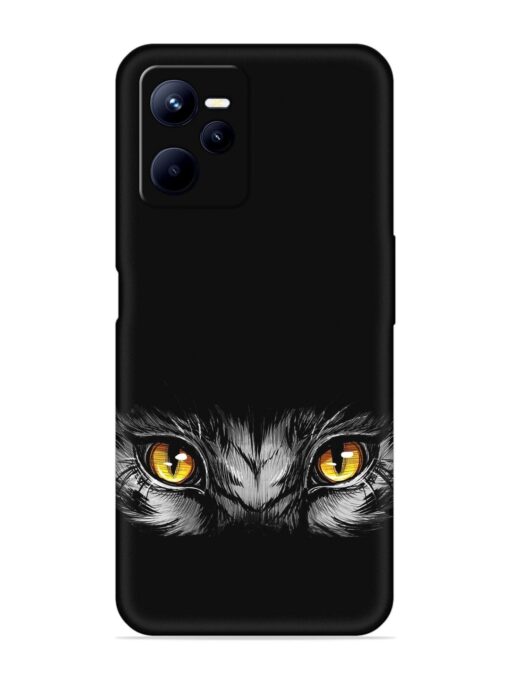 Scary Eye Embossed Soft Silicone Case for Realme C35