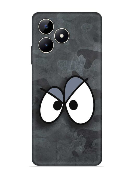 Big Eyes Night Mode Embossed Soft Silicone Case for Realme C53 Zapvi