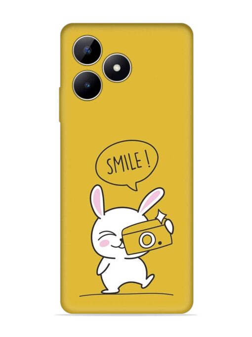 Hey Smile Please Embossed Soft Silicone Case for Realme C53