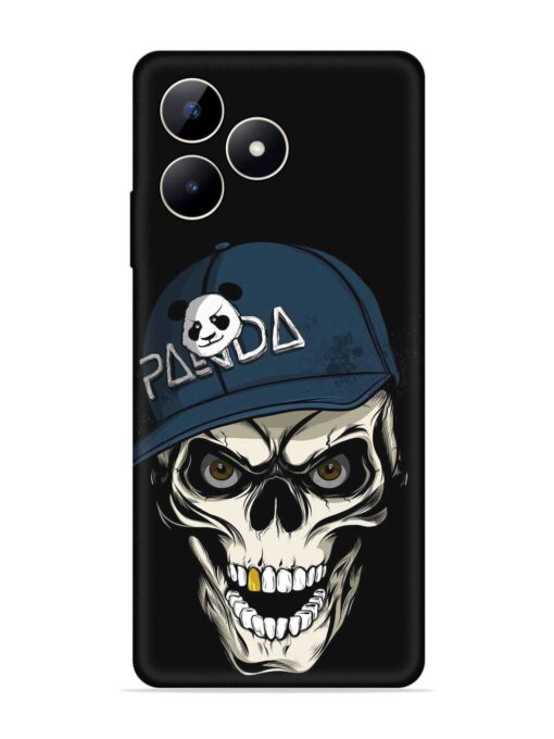 Panda Skull Embossed Soft Silicone Case for Realme C53