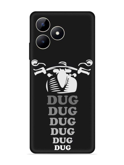 Dug Dug Dug Embossed Soft Silicone Case for Realme C53 Zapvi