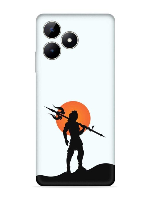 Lord Mahadev Trendy Embossed Soft Silicone Case for Realme C53 Zapvi