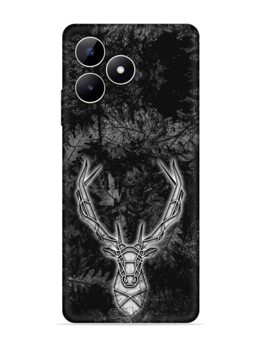 Ancient Deer Embossed Soft Silicone Case for Realme C53