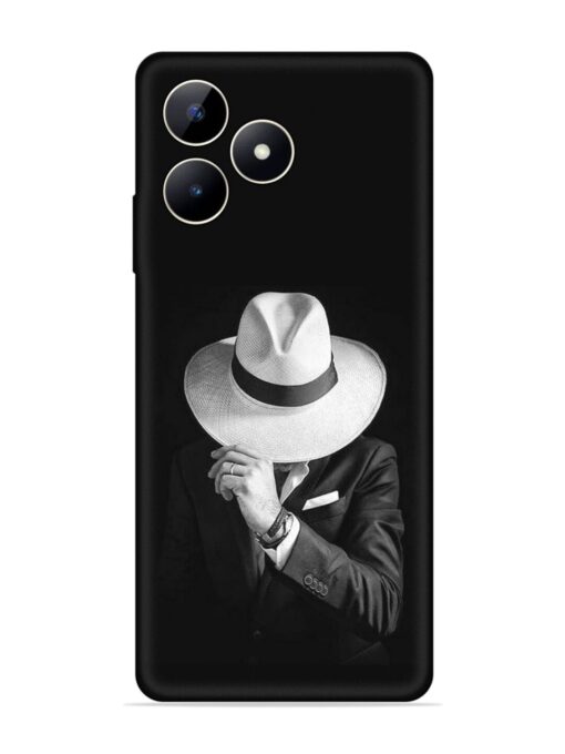 Men Under Hat Embossed Soft Silicone Case for Realme C53 Zapvi