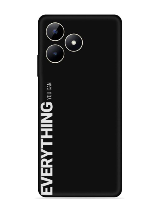 Everything You Can Embossed Soft Silicone Case for Realme C53