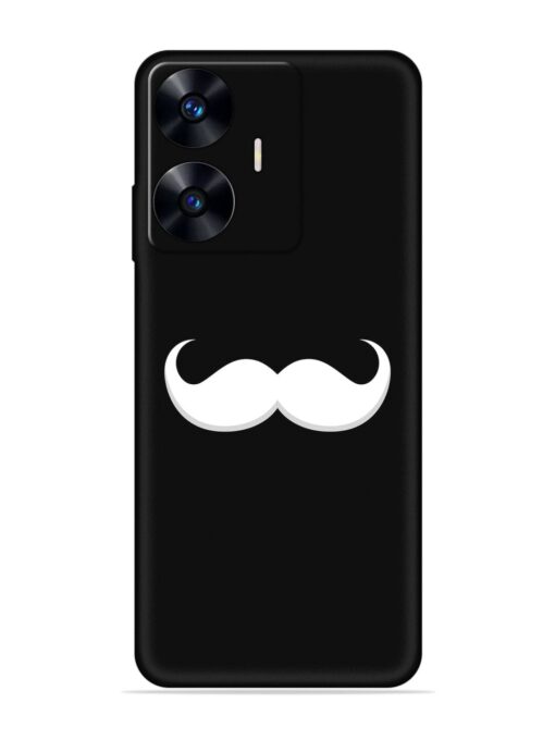 Mustache Vector Embossed Soft Silicone Case for Realme C55