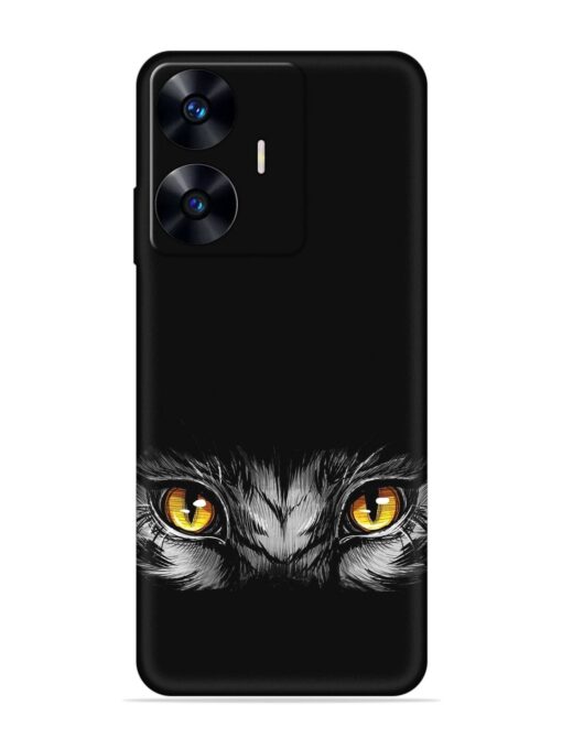 Scary Eye Embossed Soft Silicone Case for Realme C55 Zapvi