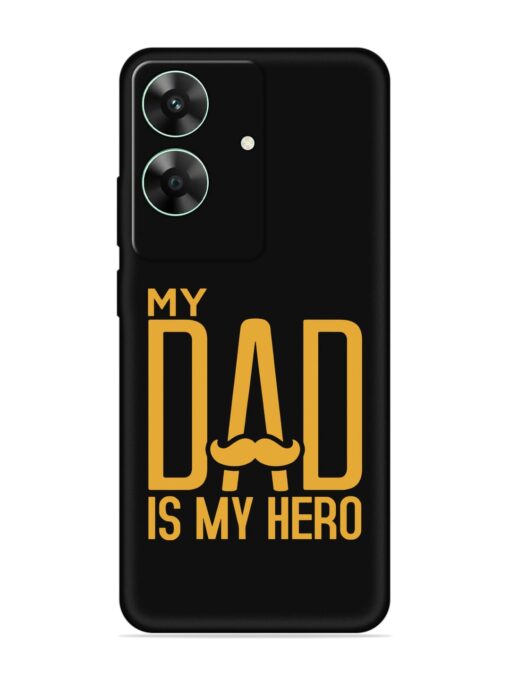 My Dad Is My Hero Embossed Soft Silicone Case for Realme C61 Zapvi