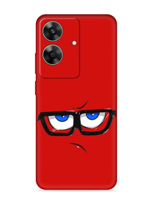 Rad Angry Face Embossed Soft Silicone Case for Realme C61 Zapvi