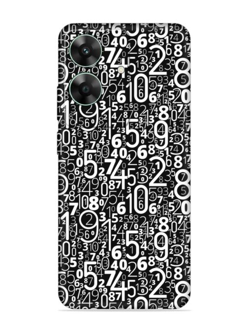 Many Numbers Different Embossed Soft Silicone Case for Realme C61