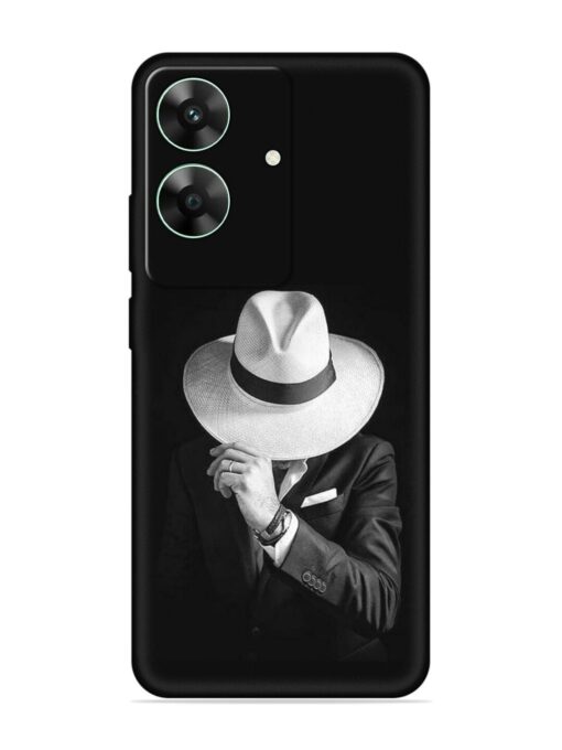 Men Under Hat Embossed Soft Silicone Case for Realme C61 Zapvi