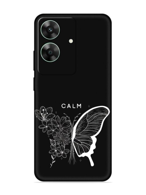 Calm Embossed Soft Silicone Case for Realme C61 Zapvi