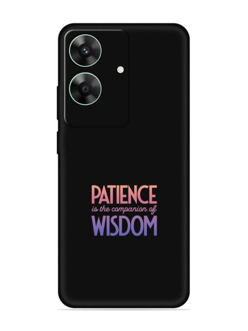 Patience Is The Embossed Soft Silicone Case for Realme C61 Zapvi