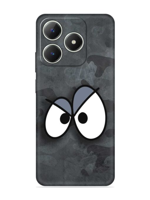 Big Eyes Night Mode Embossed Soft Silicone Case for Realme C63 Zapvi