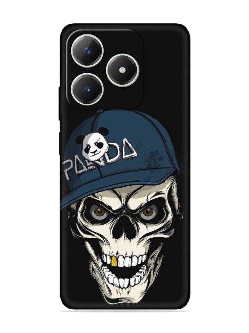 Panda Skull Embossed Soft Silicone Case for Realme C63 Zapvi