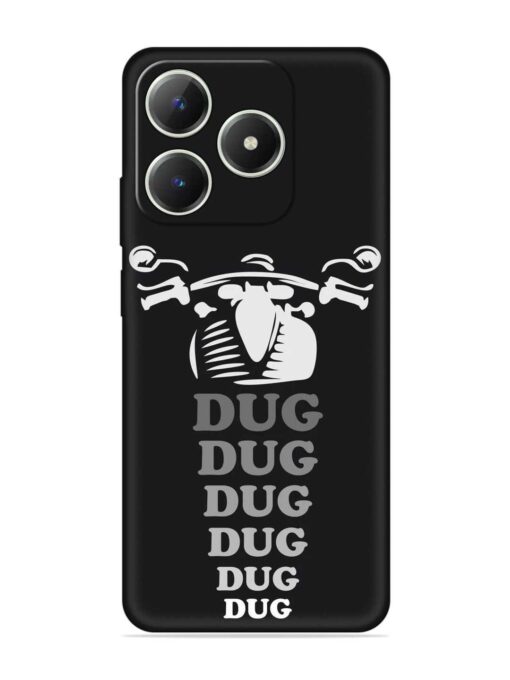 Dug Dug Dug Embossed Soft Silicone Case for Realme C63 (4G)