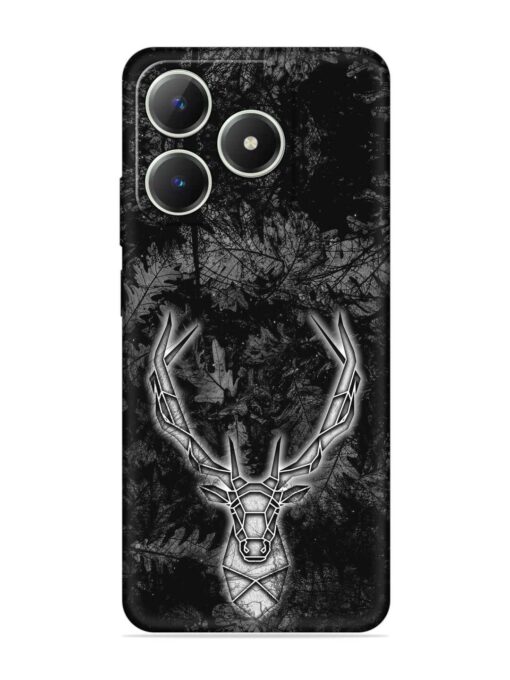 Ancient Deer Embossed Soft Silicone Case for Realme C63 (4G) Zapvi