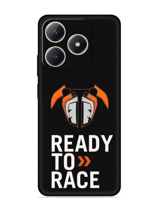 Ready To Race Embossed Soft Silicone Case for Realme C63 Zapvi