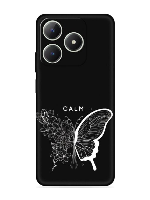 Calm Embossed Soft Silicone Case for Realme C63 (4G) Zapvi