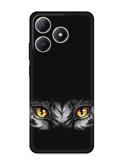 Scary Eye Embossed Soft Silicone Case for Realme C63 Zapvi