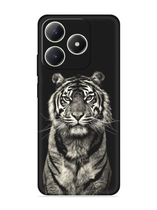 Tiger Art Embossed Soft Silicone Case for Realme C63 Zapvi