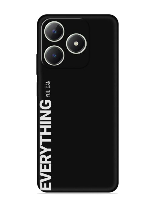 Everything You Can Embossed Soft Silicone Case for Realme C63 (4G)