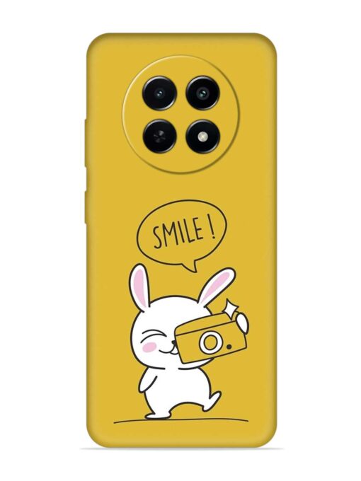 Hey Smile Please Embossed Soft Silicone Case for Realme C65 (5G) Zapvi