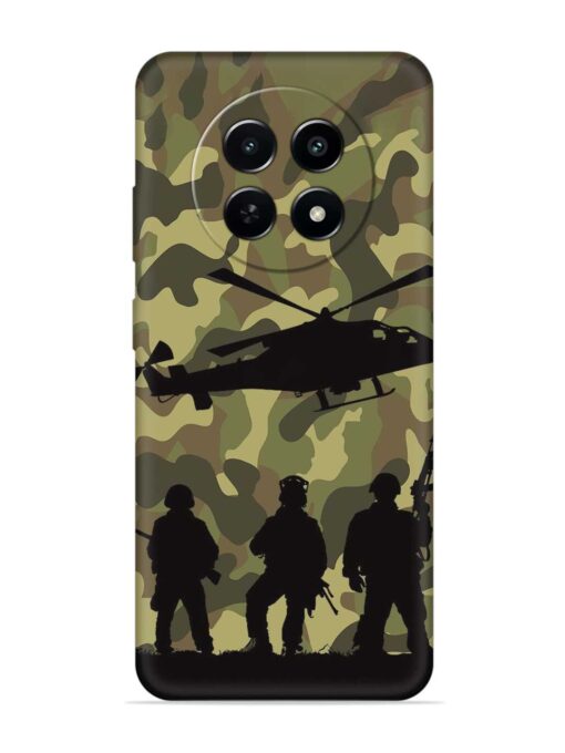 Army Heros Embossed Soft Silicone Case for Realme C65 (5G)