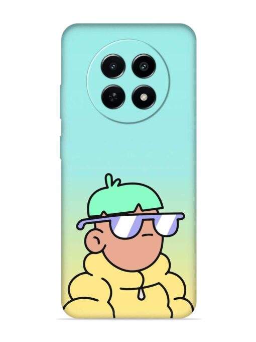 Doodles Cool Character Embossed Soft Silicone Case for Realme C65 (5G) Zapvi