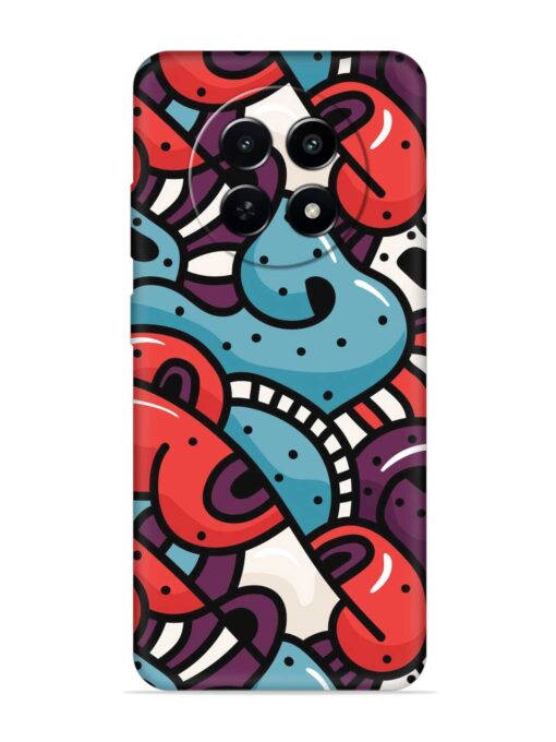 Seamless Backdrop Colorful Embossed Soft Silicone Case for Realme C65 (5G)