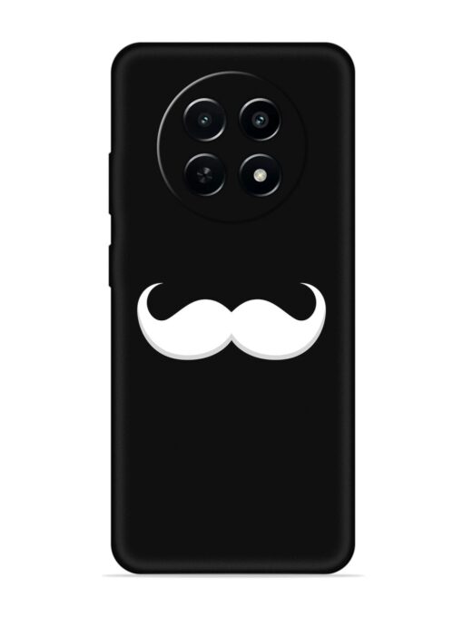 Mustache Vector Embossed Soft Silicone Case for Realme C65 (5G) Zapvi