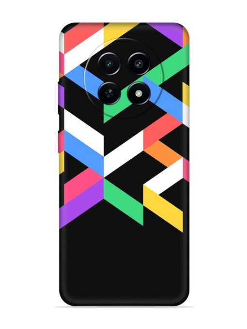 Colorshape Abstarct Embossed Soft Silicone Case for Realme C65 (5G) Zapvi