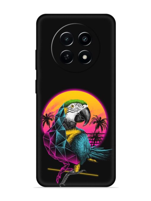 Rad Parrot Embossed Soft Silicone Case for Realme C65 (5G) Zapvi