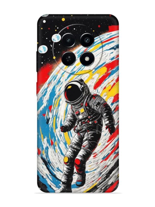 Astronaut Art Embossed Soft Silicone Case for Realme C65 (5G) Zapvi