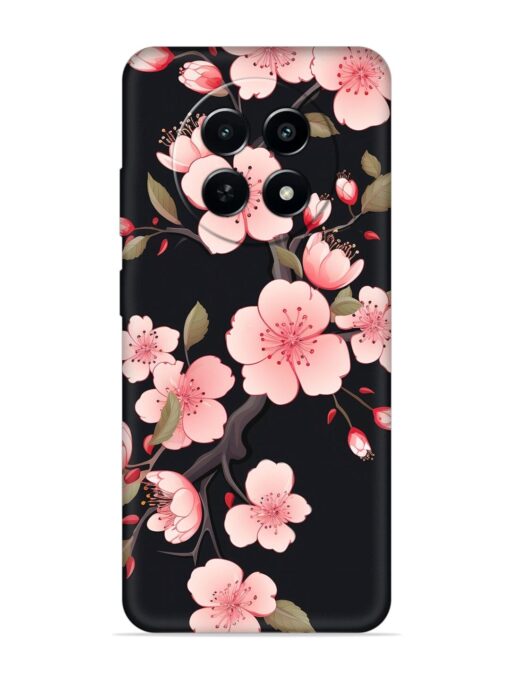 Cherry Blossom Embossed Soft Silicone Case for Realme C65 (5G) Zapvi