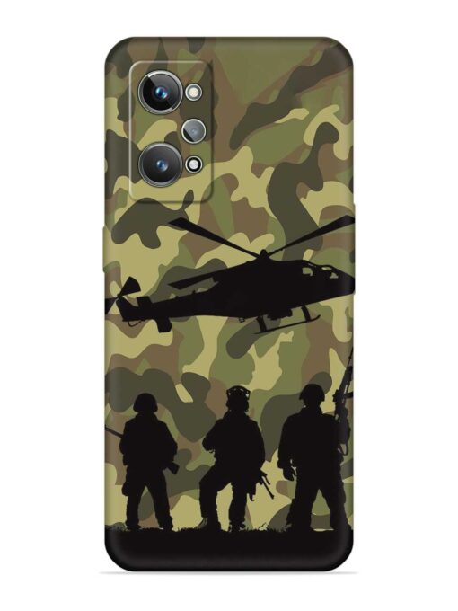 Army Heros Embossed Soft Silicone Case for Realme Gt 2 Zapvi