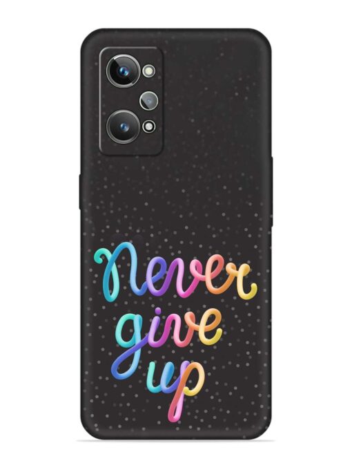 Colorful Stylized Rainbow Embossed Soft Silicone Case for Realme Gt 2