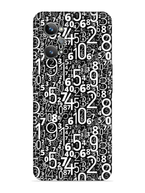 Many Numbers Different Embossed Soft Silicone Case for Realme Gt 2