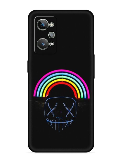 Mask Rainbow Embossed Soft Silicone Case for Realme Gt 2