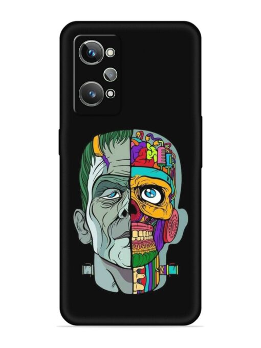 Men Vs Skull Embossed Soft Silicone Case for Realme Gt 2